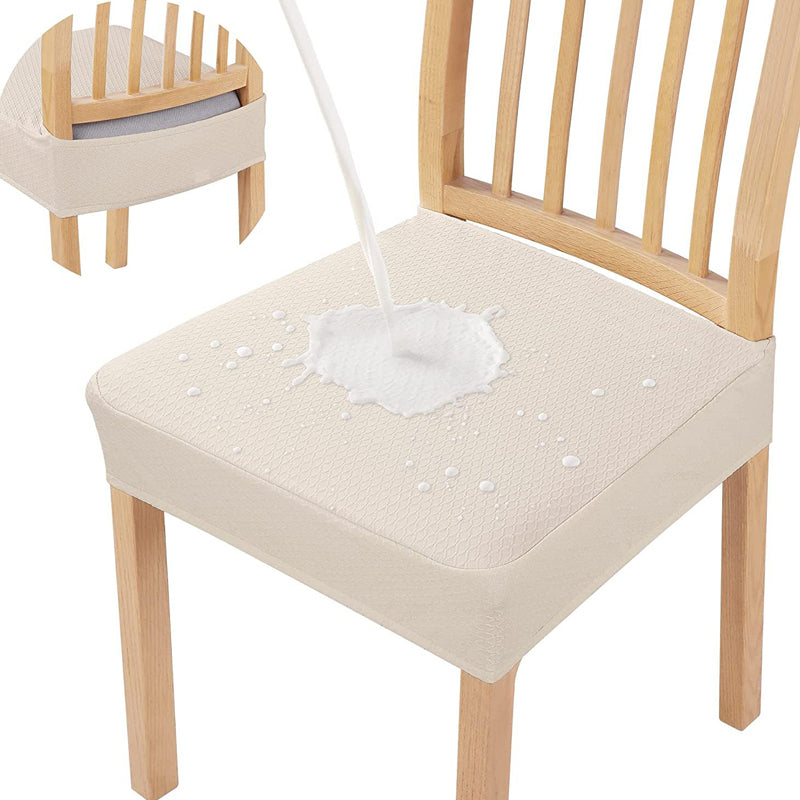 Waterproof Stretchy Jacquard Chair Seat Cover