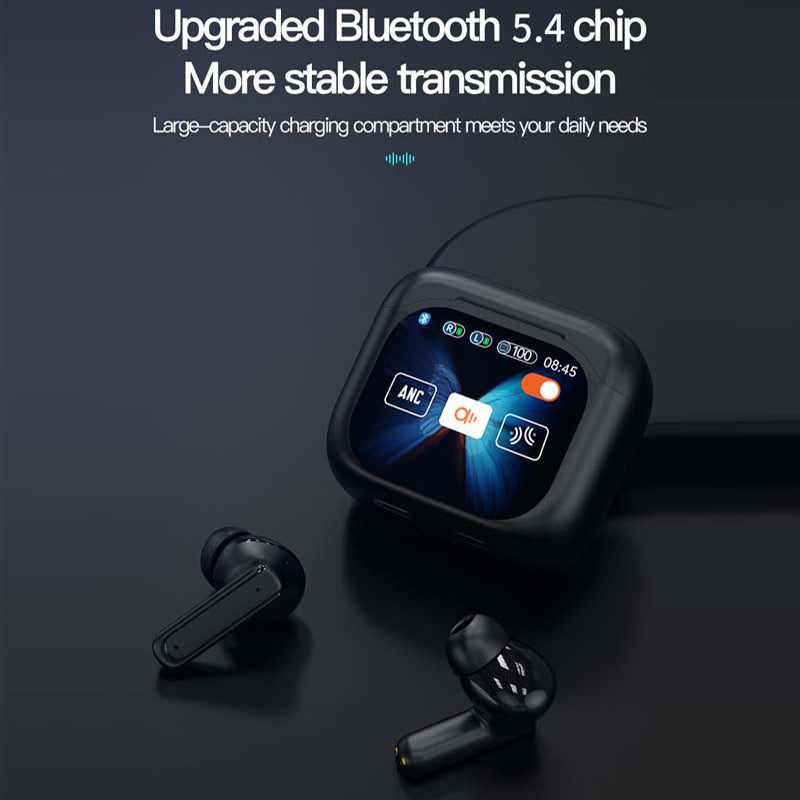 Touch-Sensitive Compact Earbuds with Noise Cancellation