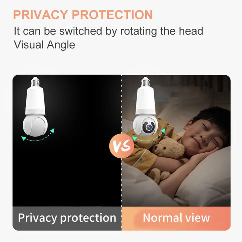 Smart WiFi Security Camera with Lighting and Motion Detection