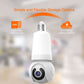 Smart WiFi Security Camera with Lighting and Motion Detection