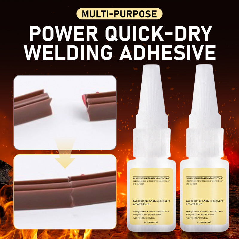 Multipurpose Fast-Drying Welding Adhesive for Metal Plastic Wood