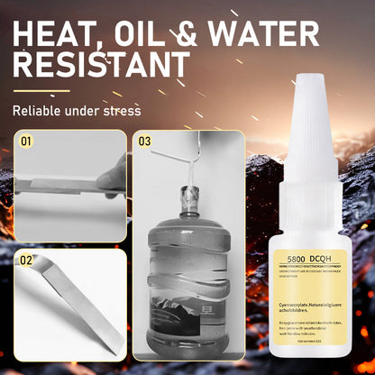 Multipurpose Fast-Drying Welding Adhesive for Metal Plastic Wood
