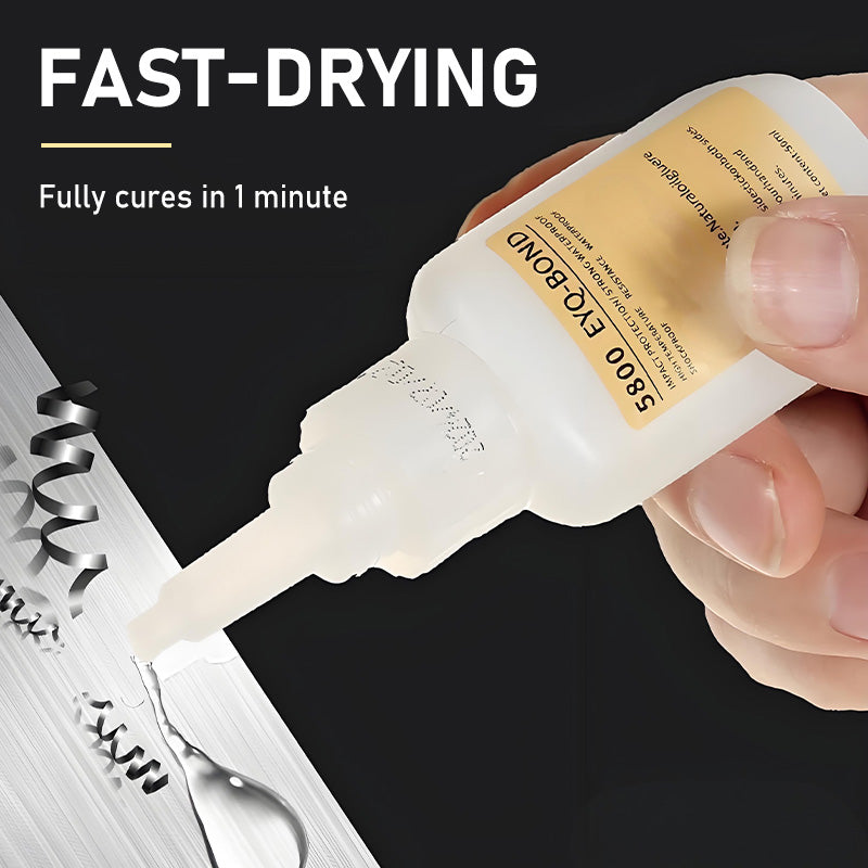 Multipurpose Fast-Drying Welding Adhesive for Metal Plastic Wood