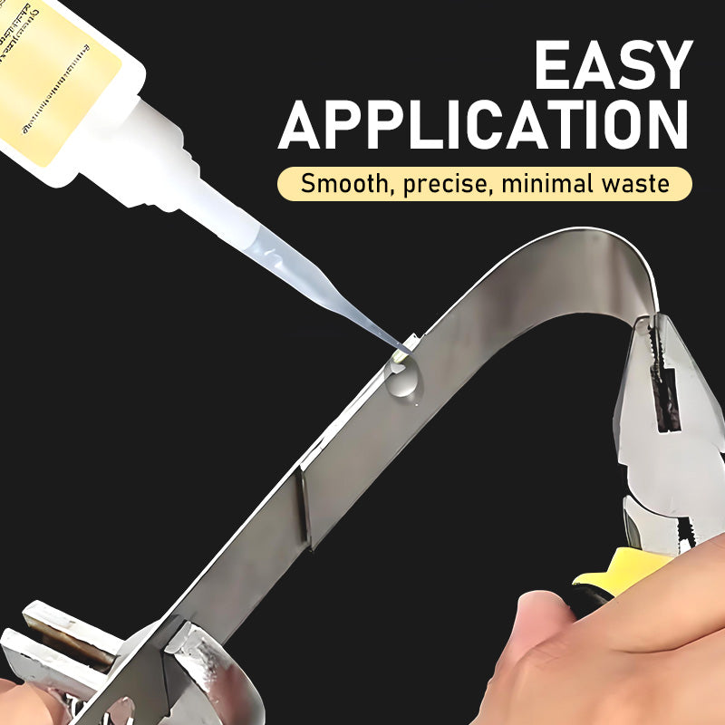 Multipurpose Fast-Drying Welding Adhesive for Metal Plastic Wood