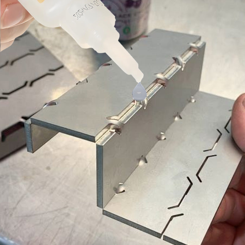 Multipurpose Fast-Drying Welding Adhesive for Metal Plastic Wood