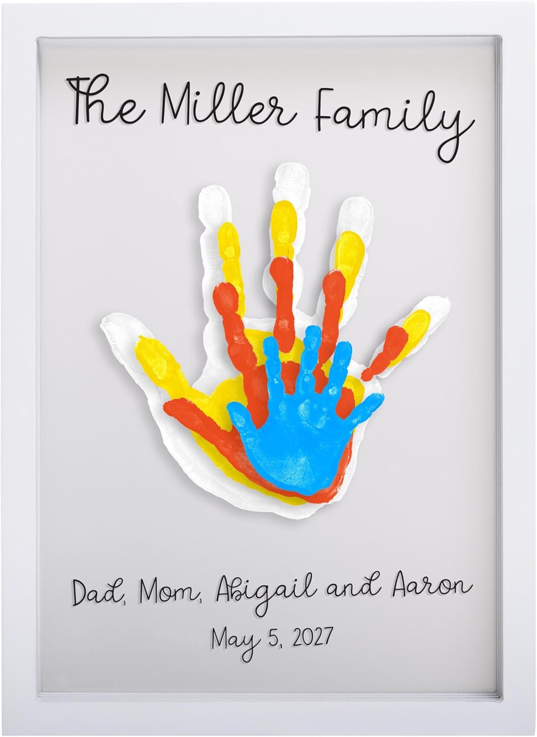 Family Handprint Keepsake Frame Craft Kit