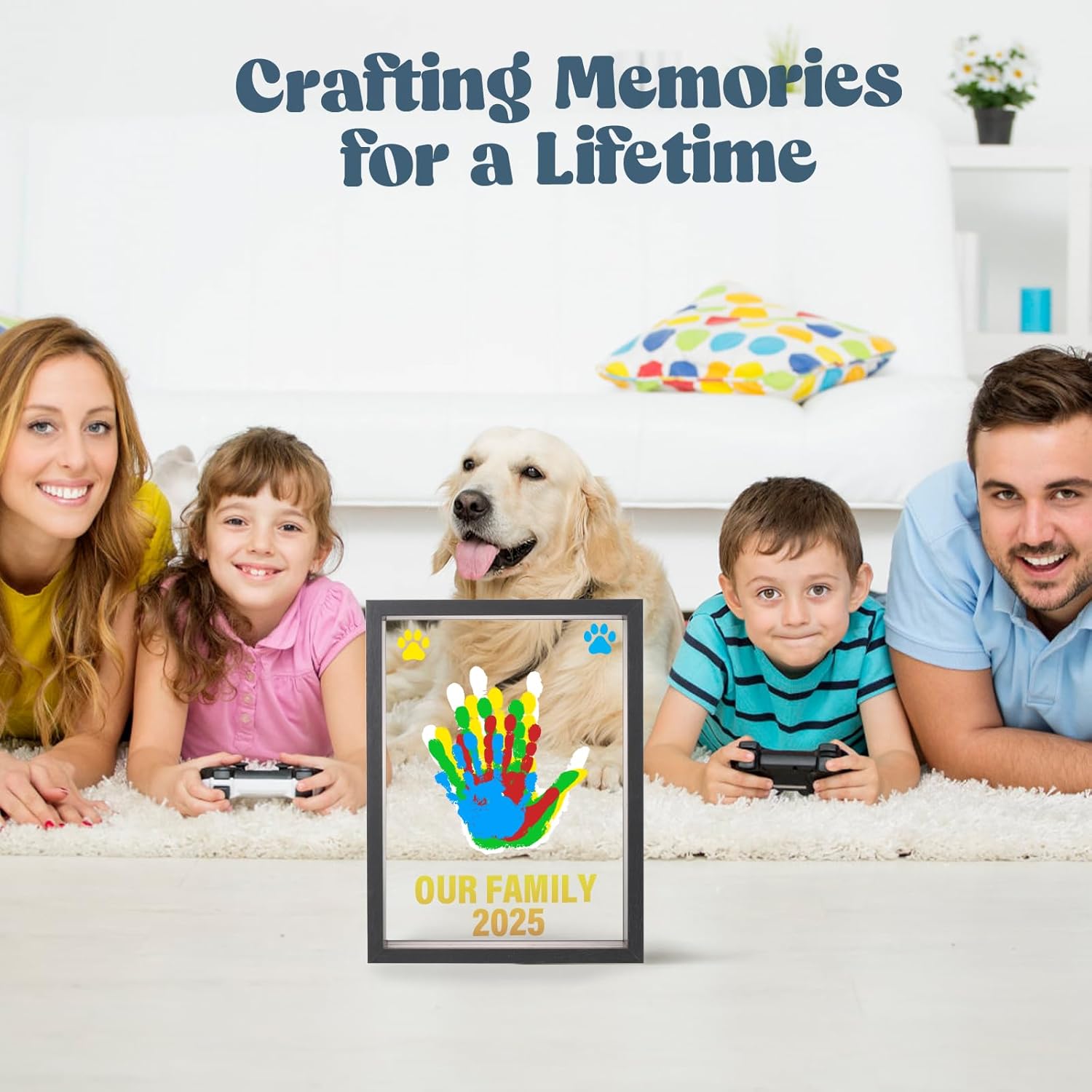 Family Handprint Keepsake Frame Craft Kit