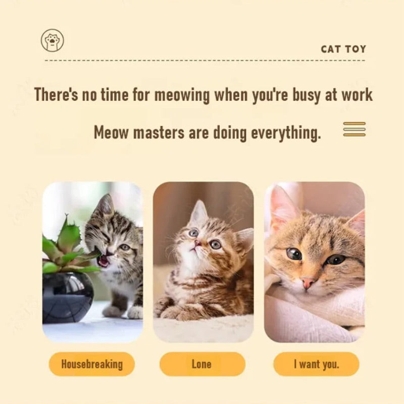 Interactive Cat Punching Bag Toy
