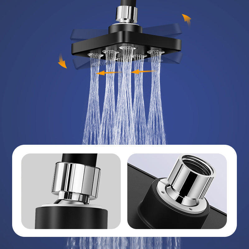 360° Adjustable Square Showerhead