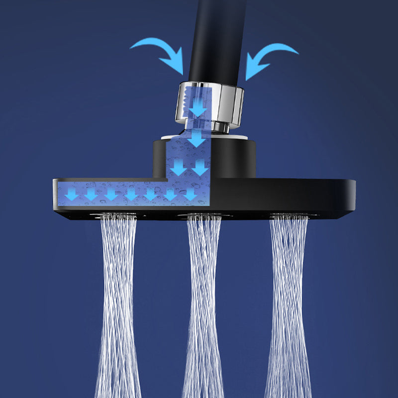 360° Adjustable Square Showerhead