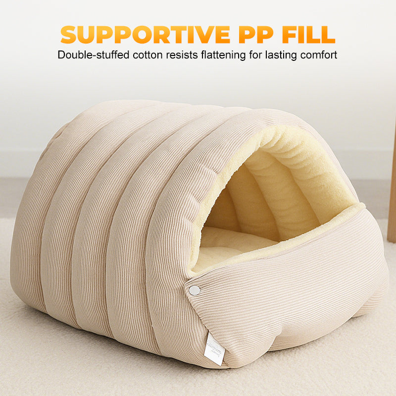 Cozy Warm Cave Bed for Pets