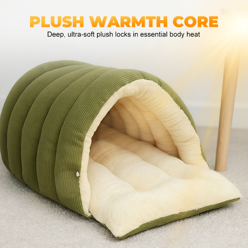Cozy Warm Cave Bed for Pets
