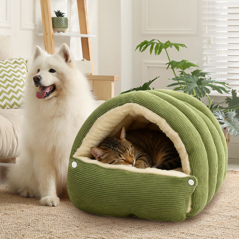 Cozy Warm Cave Bed for Pets