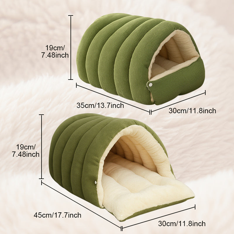 Cozy Warm Cave Bed for Pets