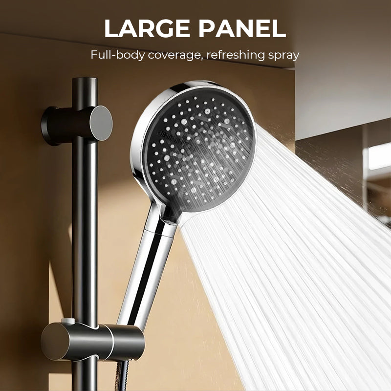 High Pressure Rain Shower Head 15 cm Panel 7 Settings