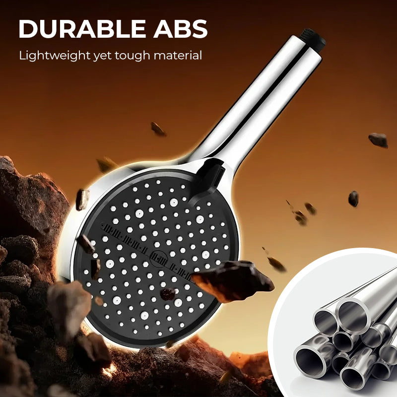 High Pressure Rain Shower Head 15 cm Panel 7 Settings