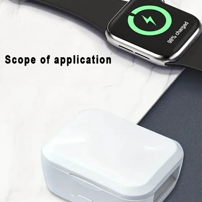 Portable Magnetic Wireless Smartwatch Charger 900mAh