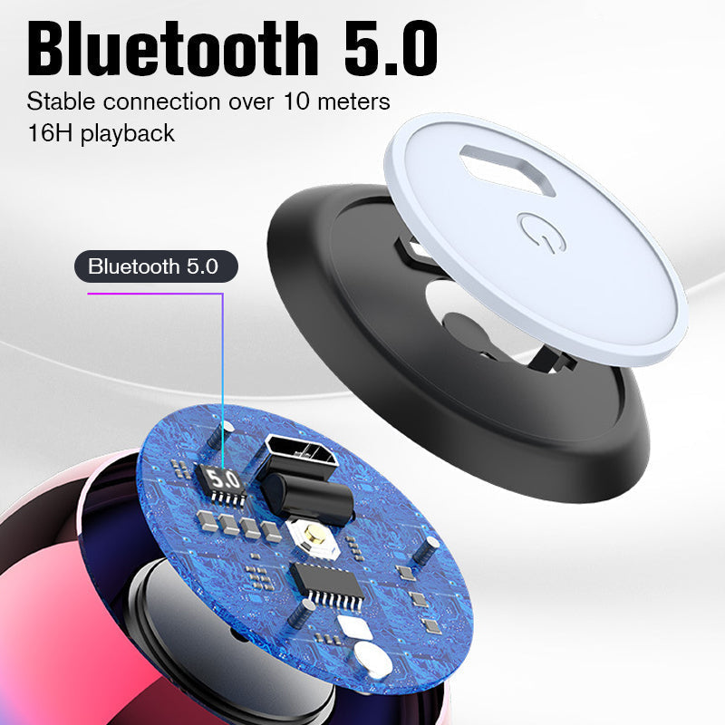 Mini Bluetooth Speaker with 360° Sound and 16-Hour Playtime