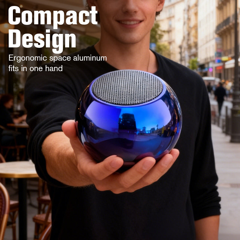 Mini Bluetooth Speaker with 360° Sound and 16-Hour Playtime