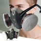 Industrial Dual-Tank Gas Mask with Activated Carbon Filters