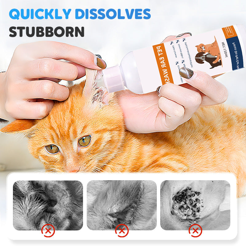 Gentle Pet Ear Cleaner with Soothing Aloe for Dogs & Cats