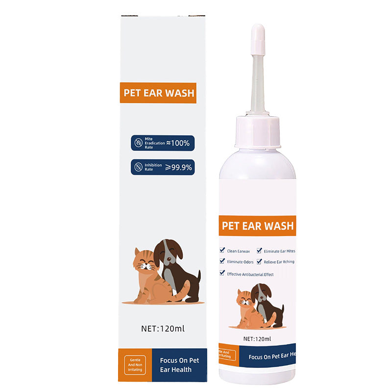 Gentle Pet Ear Cleaner with Soothing Aloe for Dogs & Cats