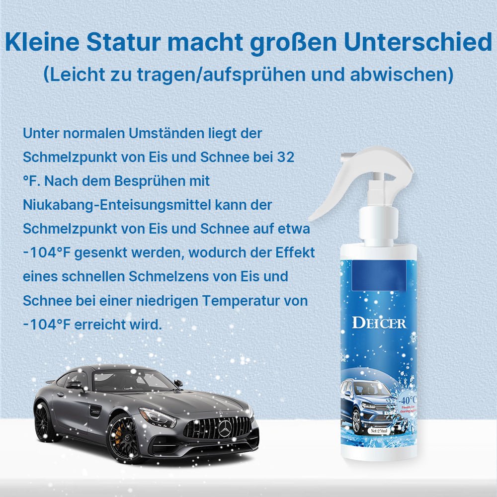 Fast-Acting Car Windshield De-Icing Spray