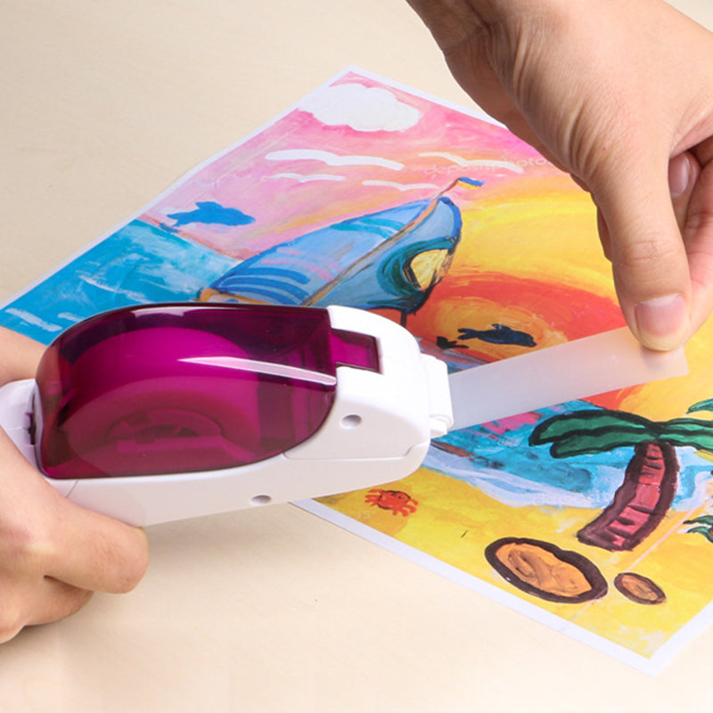 Portable Tape Cutter with Hidden Blade