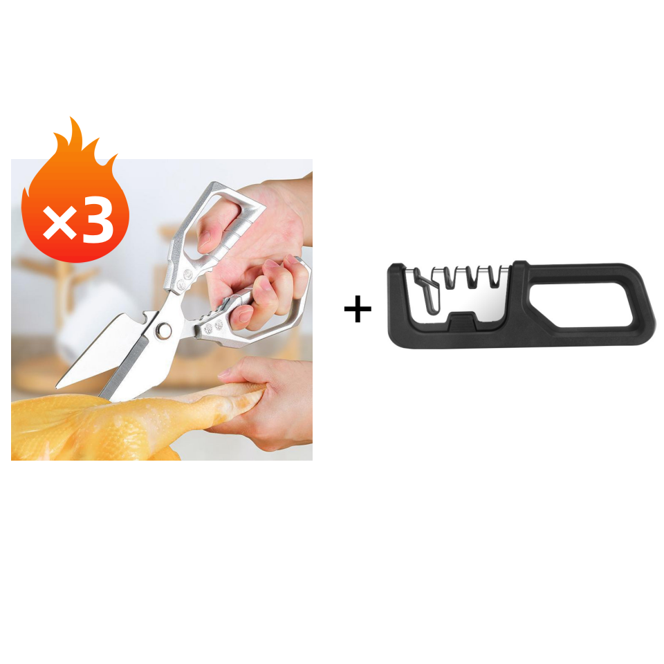 Heavy-Duty Stainless Steel Multi-Function Kitchen Shears