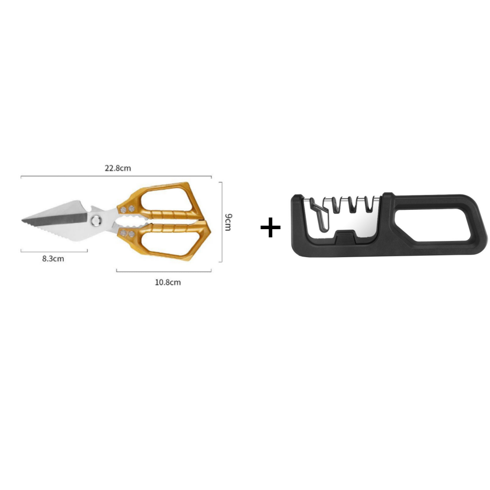 Heavy-Duty Stainless Steel Multi-Function Kitchen Shears