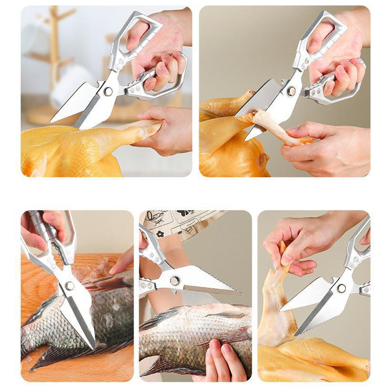 Heavy-Duty Stainless Steel Multi-Function Kitchen Shears