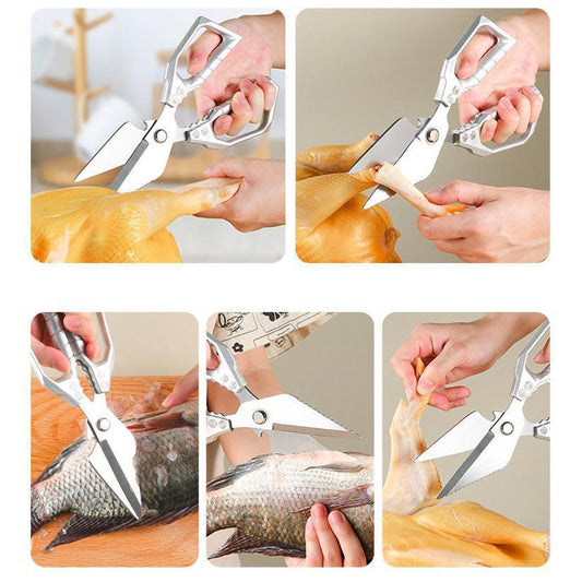 Heavy-Duty Stainless Steel Multi-Function Kitchen Shears
