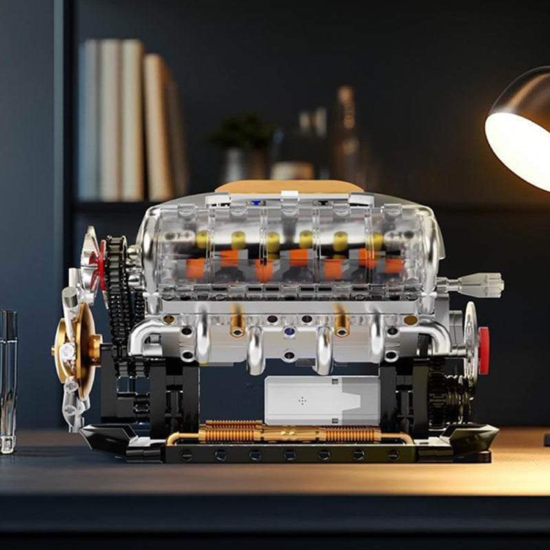 Building Blocks OHV V8 Small-Block Engine Model Kit