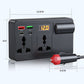 200W Portable Car Inverter 12V/24V to 220V with Digital Display