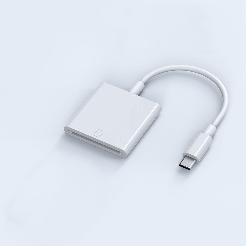 5-in-1 Card Reader with Dual USB-C Adapter and Fast Charging
