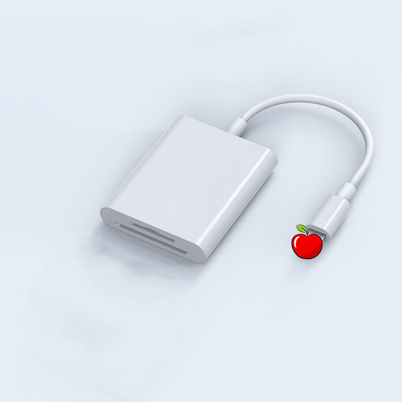 5-in-1 Card Reader with Dual USB-C Adapter and Fast Charging