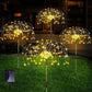 Waterproof Solar Garden Fireworks Light with 120 LEDs