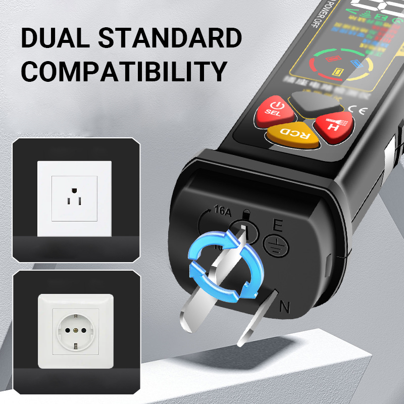 Multi-Function Smart Voltage Tester Pen with LED Display