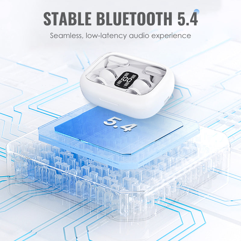 4-in-1 Wireless Earbuds with LED Case