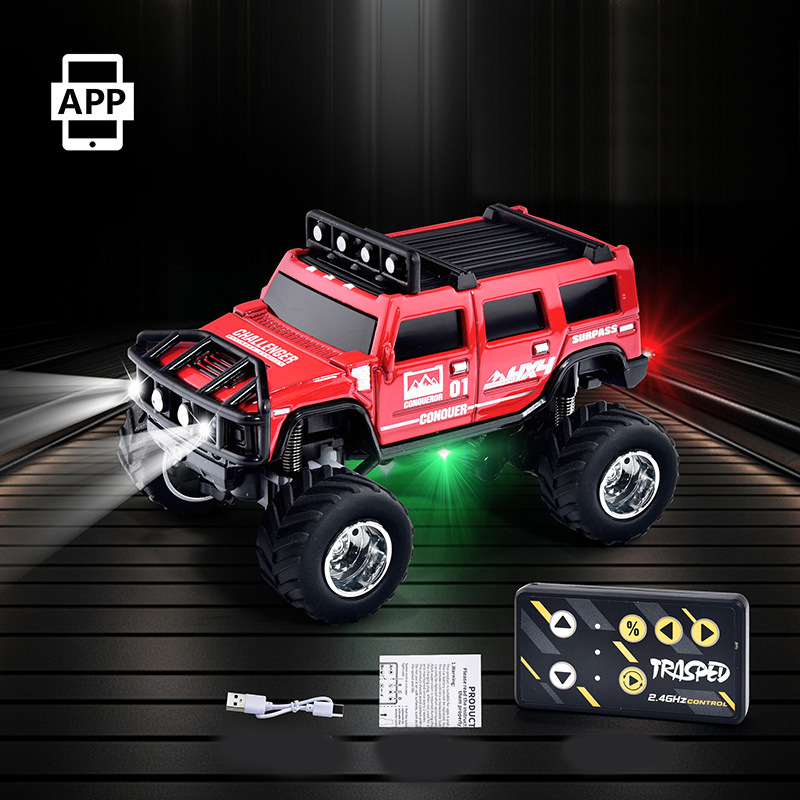 Mini RC Off-Road Truck with Lights