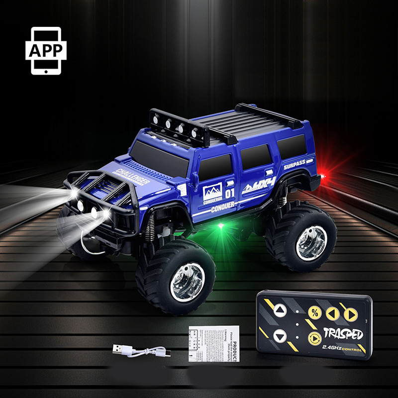 Mini RC Off-Road Truck with Lights