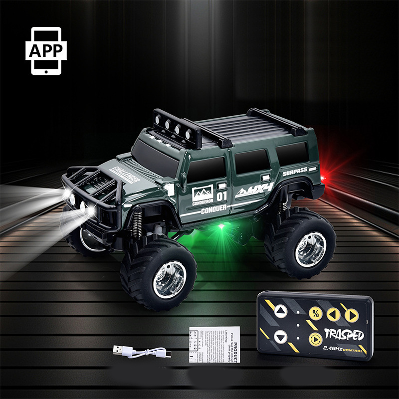 Mini RC Off-Road Truck with Lights