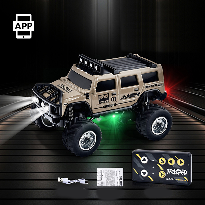 Mini RC Off-Road Truck with Lights