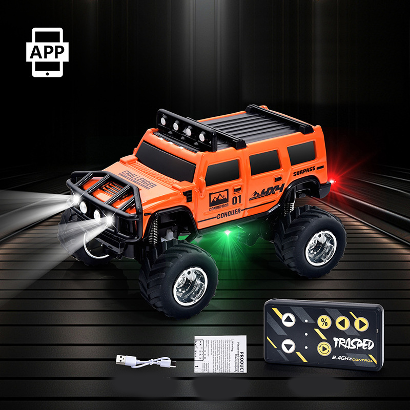Mini RC Off-Road Truck with Lights
