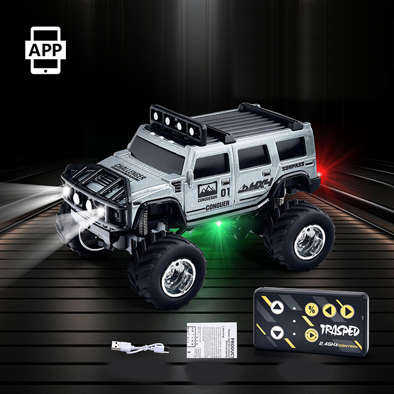 Mini RC Off-Road Truck with Lights