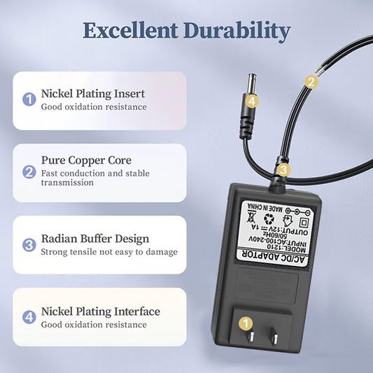 Universal High-Efficiency Lithium Battery Charger Adapter