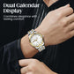 Men's Two-Tone Waterproof Luminous Watch