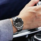 Men's Two-Tone Waterproof Luminous Watch