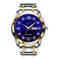 Men's Two-Tone Waterproof Luminous Watch