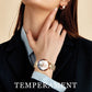 Elegant Shining Rose Gold Gradient Dial Ladies' Watch